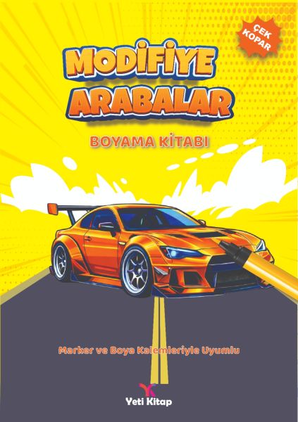 Modifiye Arabalar Boyama Kitabı