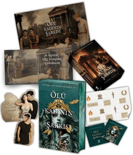 Ölü Kadının Şarkısı (Yan Boyamalı Kutulu Set)-zoom-