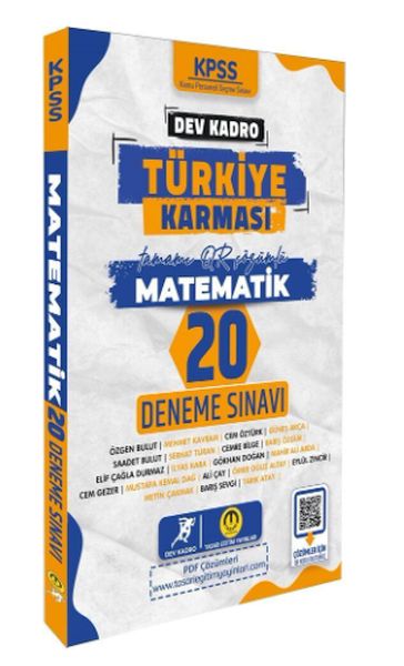 Tasarı Yayınları KPSS Matematik Dev Kadro Türkiye Karması 20 Deneme-zoom-