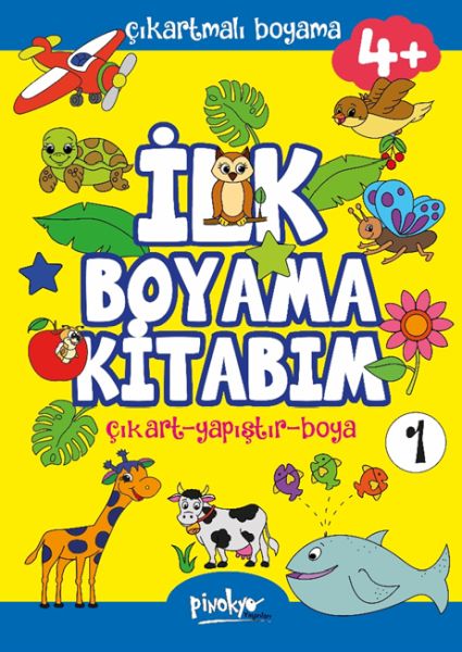 Çıkartmalı İlk Boyama Kitabım 4+ Yaş-1-zoom-