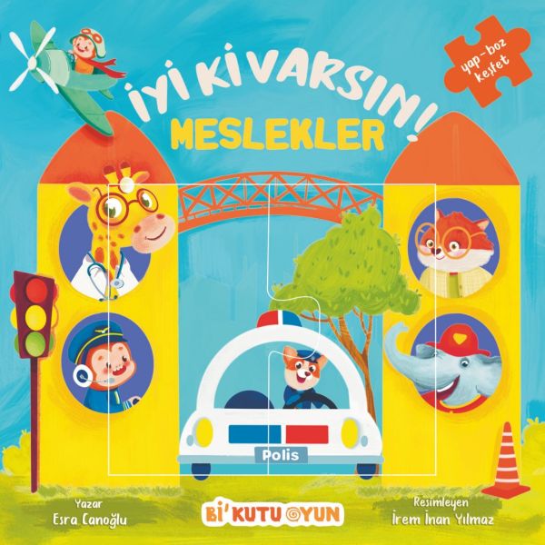 İyi ki varsın Meslekler (Yapbozlu Kitap)-zoom-