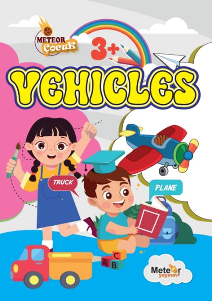 Vehıcles (Araçlar) Türkçe – İngilizce Boyama Kitabı-zoom-