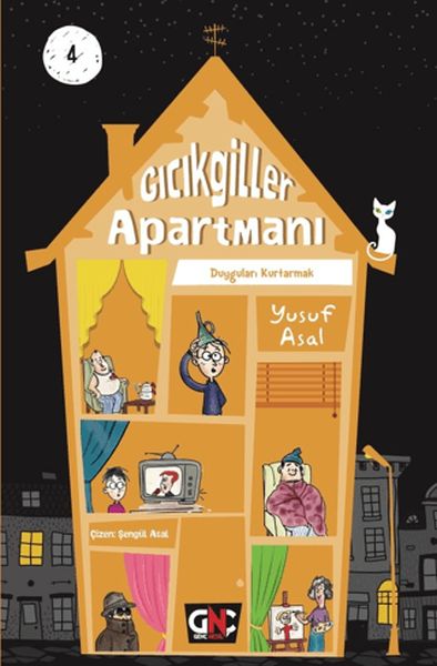 Gıcıkgiller Apartmanı 4 - Duyguları Kurtarmak (Ciltli)-zoom-