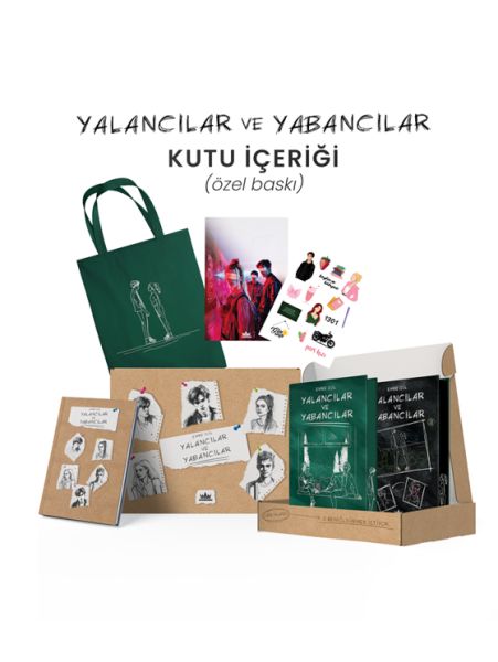 Yalancılar ve Yabancılar Serisi İki Kitaplık Hediyeli Set (Özel Baskı)-zoom-