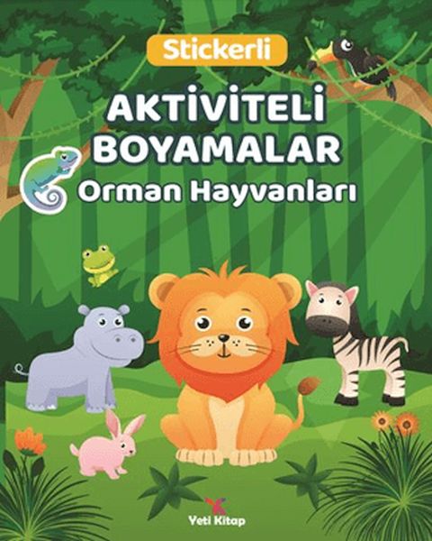 Orman Hayvanları Aktiviteli Boyamalar-zoom-