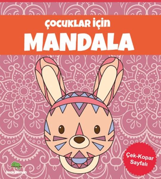 Çocuklar İçin Mandala - Pembe-zoom-