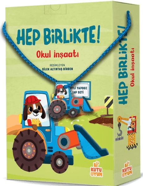 Hep Birlikte - Okul İnşaatı (Kitap ve Oyun Seti)