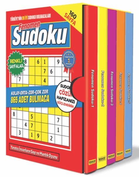 Fenomen Sudoku Bulmaca Seti - 5 Kitap-zoom-