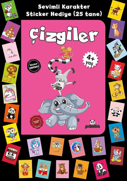 Stickerlı 4+ Yaş Çizgiler-zoom-