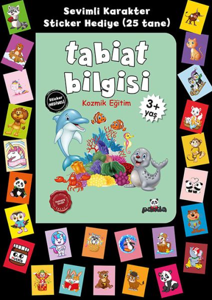 Stickerlı 3+ Yaş Tabiat Bilgisi (Kozmik Eğitim)-zoom-