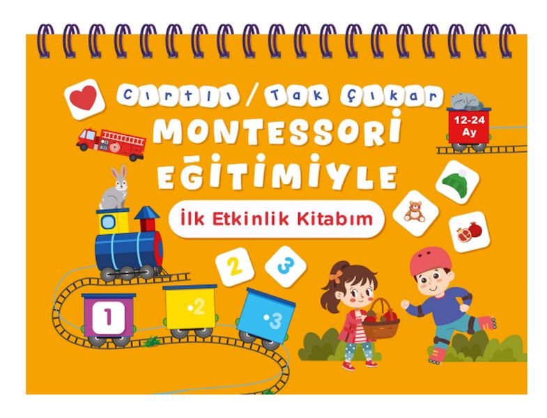 Cırtlı / Tak Çıkar Montessori Eğitimiyle İlk Etkinlik Kitabım-zoom-
