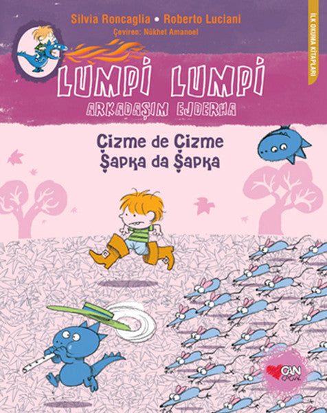 Lumpi Lumpi Arkadaşım Ejderha  Çizme de Çizme Şapka da Şapka-zoom-