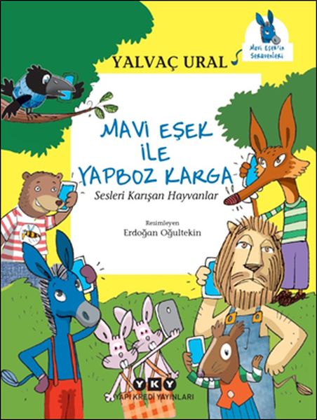 Mavi Eşek ile Yapboz Karga Sesleri Karışan Hayvanlar-zoom-