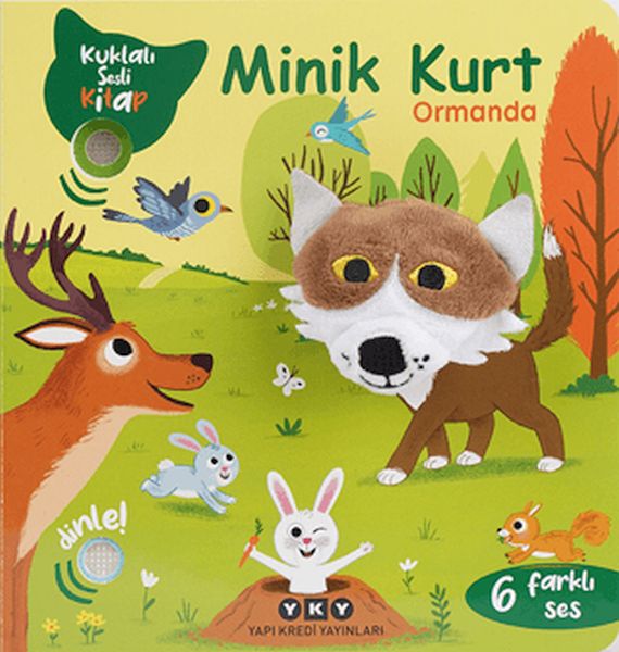 Minik Kurt Ormanda (Kuklalı Sesli Kitap)-zoom-