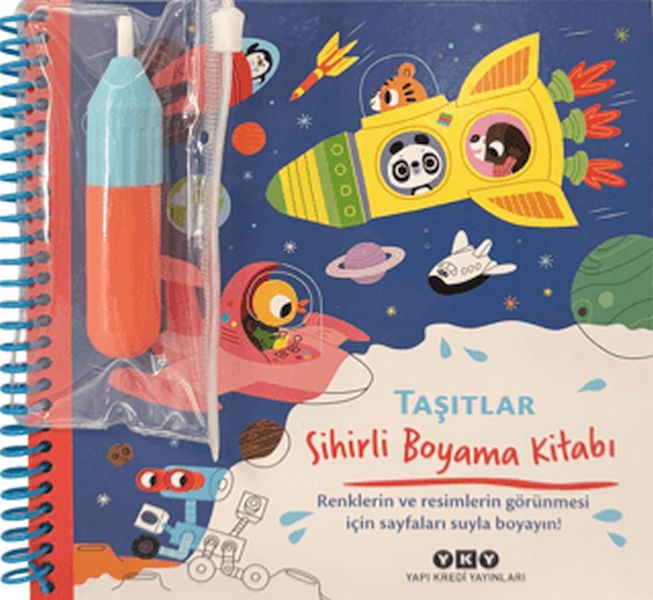 Sihirli Boyama Kitabı - Taşıtlar-zoom-