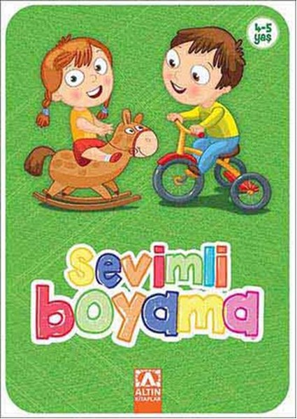 Sevimli Boyama - Yeşil-zoom-
