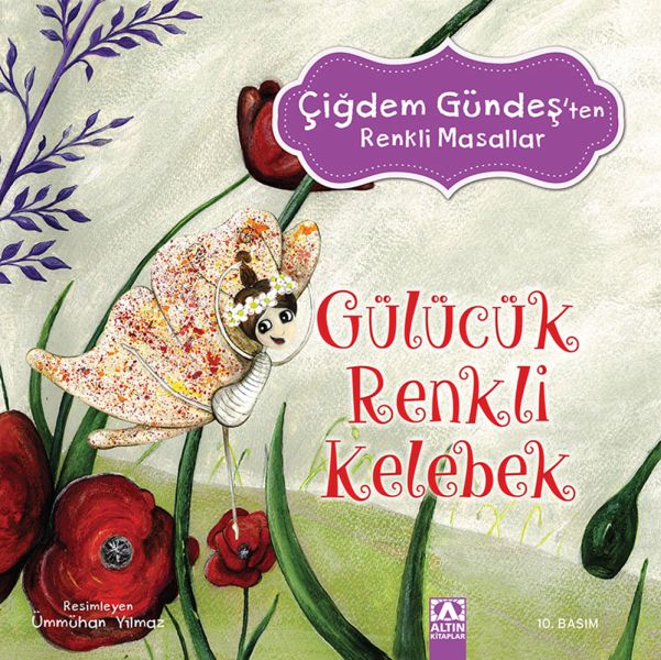 Çiğdem Gündeş Renkli Masallar - Gülücük Renkli Kelebek-zoom-