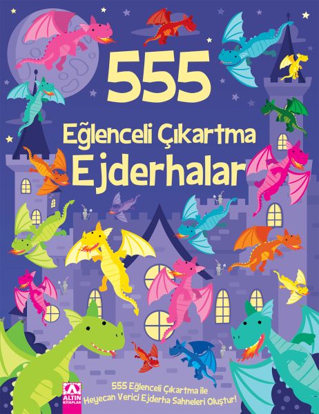 555 Eğlenceli Çıkartma - Ejderhalar