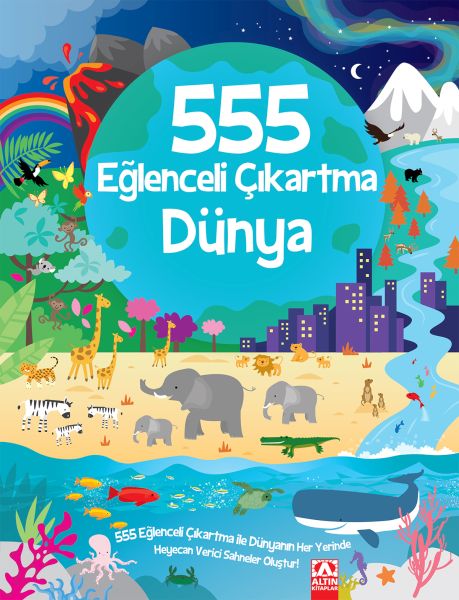 555 Eğlenceli Çıkartma - Dünya