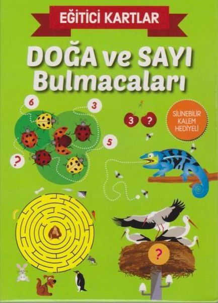 Eğitici Kartlar Doğa ve Sayı Bulmacaları-zoom-