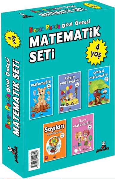 Okul Öncesi 4 Yaş Matematik Seti (5 Kitap)-zoom-