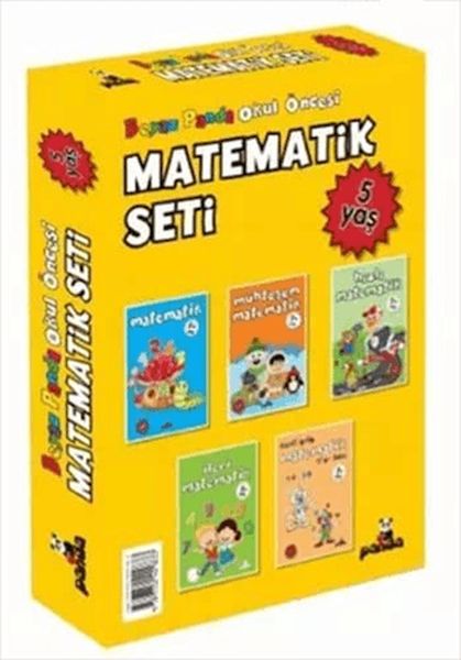 Okul Öncesi 5 Yaş Matematik Seti (5 Kitap)-zoom-