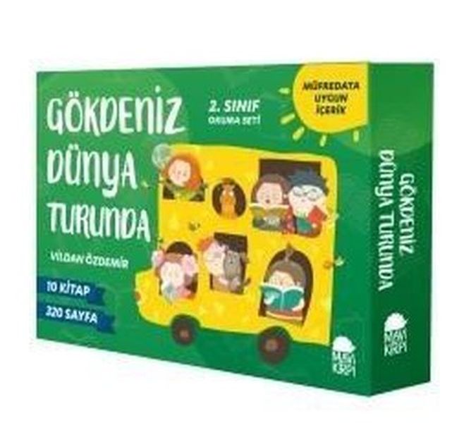 Gökdeniz Dünya Turunda 2. Sınıf Okuma Seti (10 Kitap)-zoom-