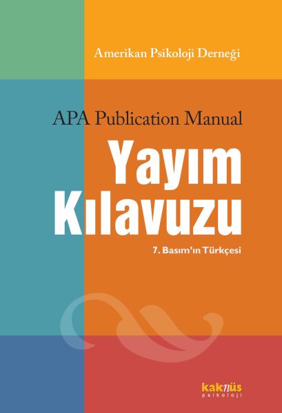 Amerikan Psikoloji Derneği Yayım Kılavuzu-zoom-