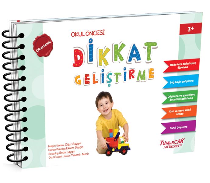 Dikkat Geliştirme Kitabı 3 Yaş-zoom-