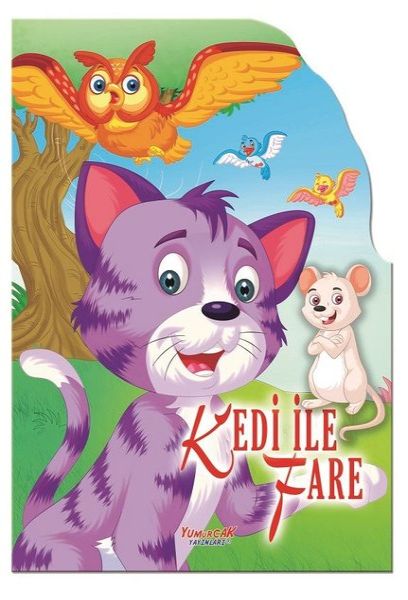 Kedi İle Fare - Şekilli Kitaplar-zoom-