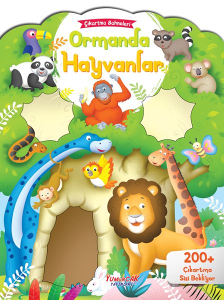 Çıkartma Sahneleri - Ormanda Hayvanlar-zoom-