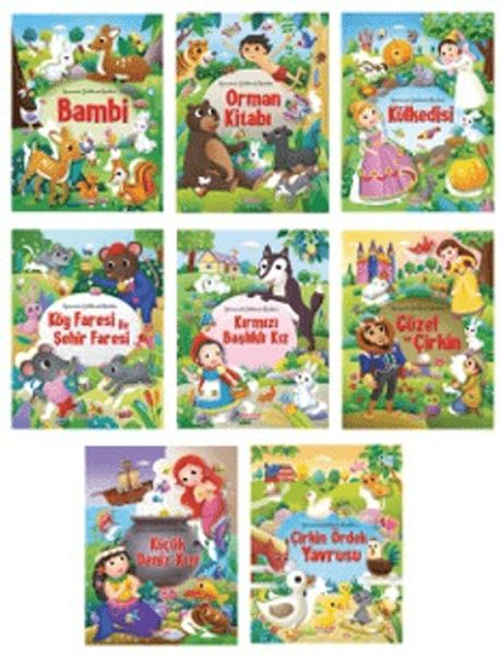 Yumurcak Çıkartmalı Klasikler Serisi (8 Kitap)-zoom-