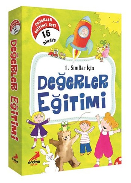 1. Sınıflar İçin Değerler Eğitimi Dizisi (15 Kitap Takım)-zoom-