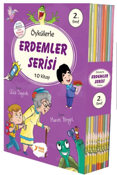 Öykülerle Erdemler Serisi 2. Sınıf 10 Kitap-zoom-