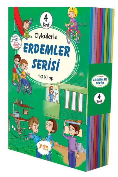 Öykülerle Erdemler Serisi 4.Sınıflar 10 Kitap-zoom-