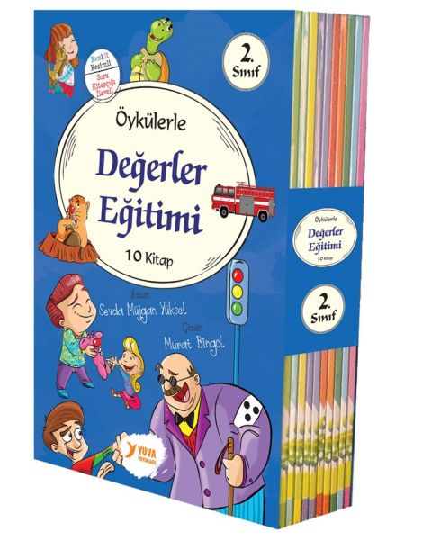 Öykülerle Değerler Eğitimi 2. Sınıflar İçin 10 Kitap Set-zoom-