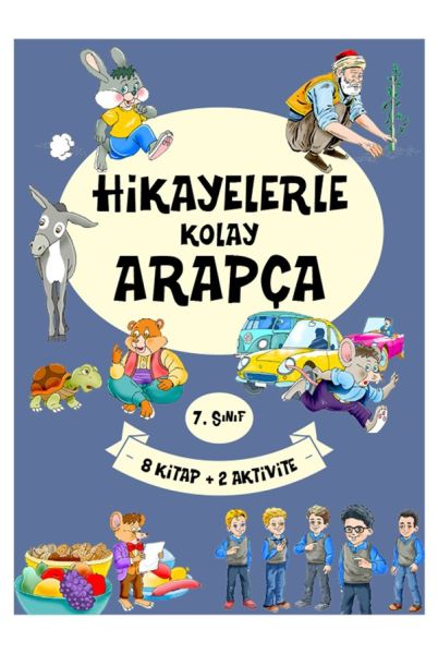 7. Sınıf Hikayelerle Kolay Arapça (8 Kitap + 2 Aktivite)-zoom-