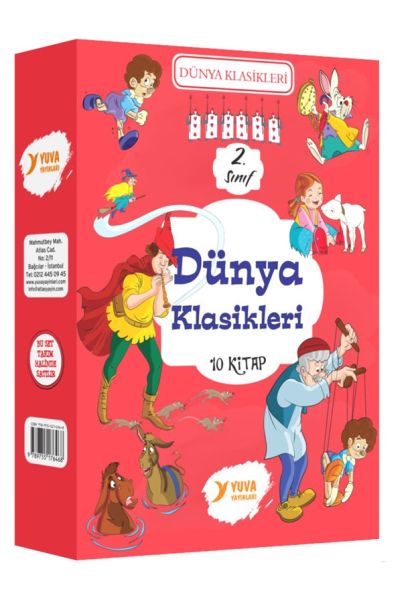 2. Sınıf Dünya Klasikleri - 10 Kitap Takım-zoom-