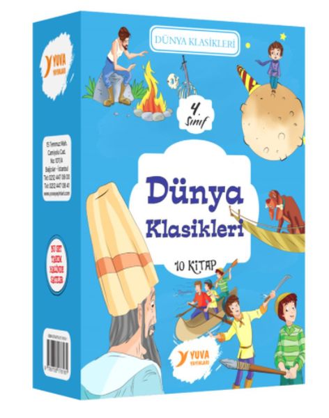 4. Sınıf Dünya Klasikleri Serisi (10 Kitaplık Set)-zoom-