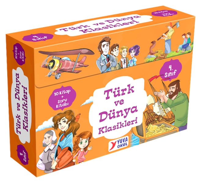 4. Sınıflar için Türk ve Dünya Klasikleri (10 Kitap)-zoom-