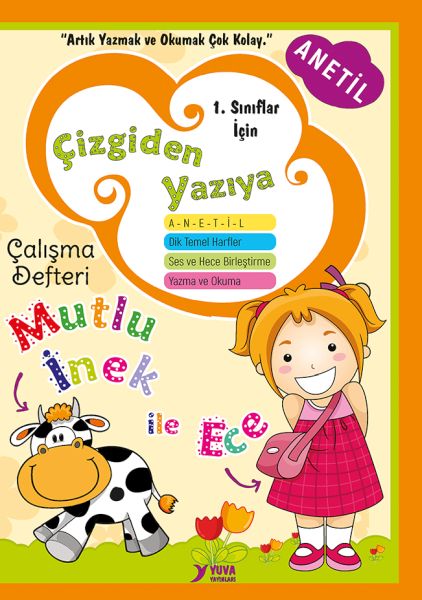 Çizgiden Yazıya Çalışma Defteri-Dik Temel Harflerle-zoom-