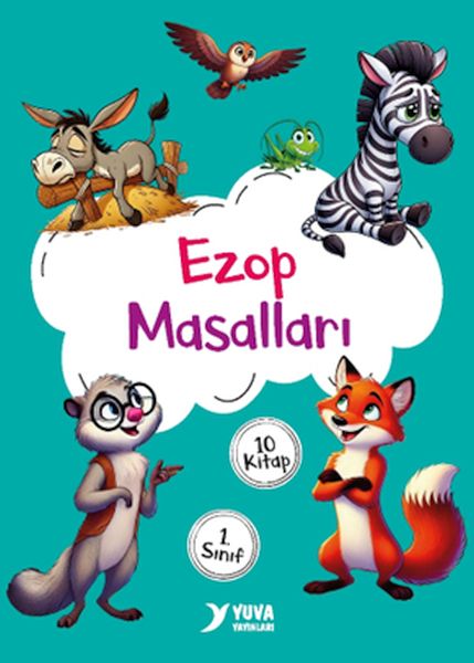 Ezop Masalları 1. Sınıf 10 Kitap-zoom-