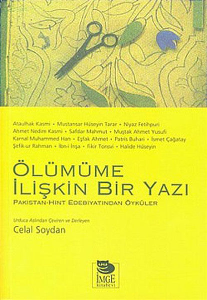 Ölümüme İlişkin Bir Yazı/Hint-Pakistan Edebiyatından Öyküler-zoom-
