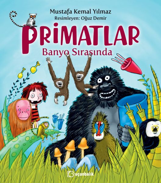 Primatlar Banyo Sırasında-zoom-