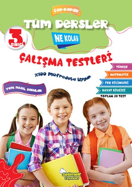 3. Sınıf Tüm Dersler Çek-Kopar Ne Kolay Çalışma Testleri-zoom-