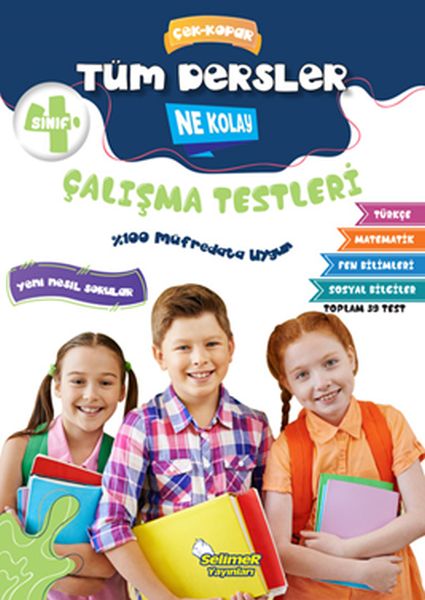 4. Sınıf Tüm Dersler Çek-Kopar Ne Kolay Çalışma Testleri-zoom-