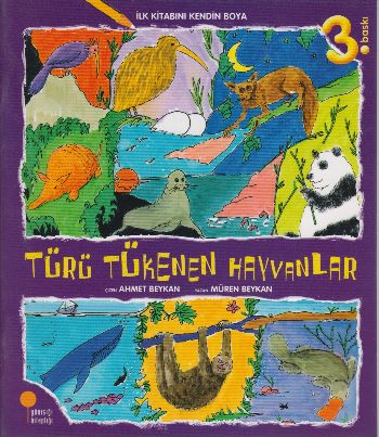 İlk Kitabını Kendin Boya - Türü Tükenen Hayvanlar-zoom-