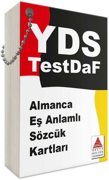 Delta Kültür Almanca Eşanlamlı Sözcük Kartları / YDS TestDaF-zoom-