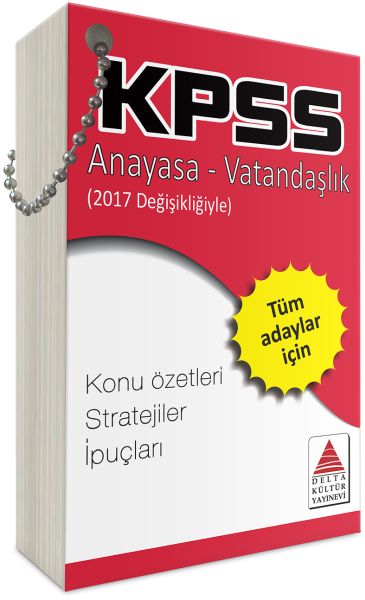 Delta Kültür KPSS Anayasa-Vatandaşlık Strateji Kartları-zoom-