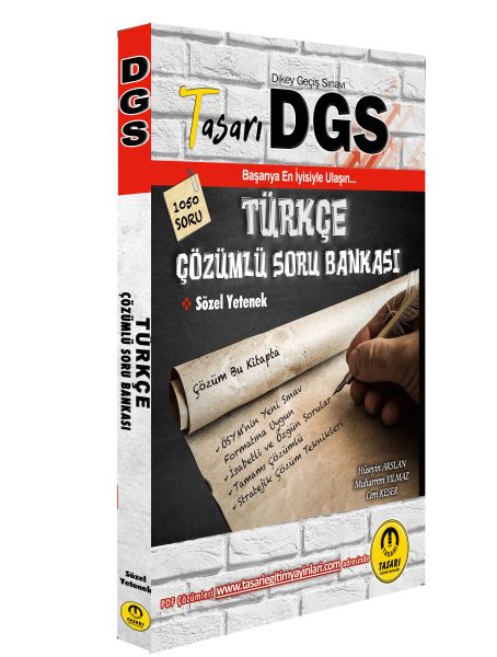 Tasarı DGS Türkçe Çözümlü Soru Bankası-zoom-